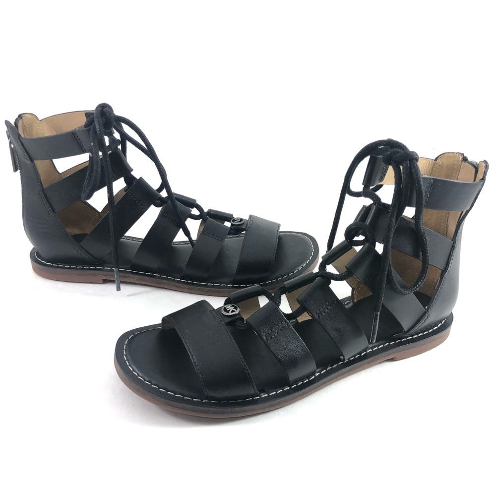 Michael Kors Black Laced Gladiator Women’s Sandals
